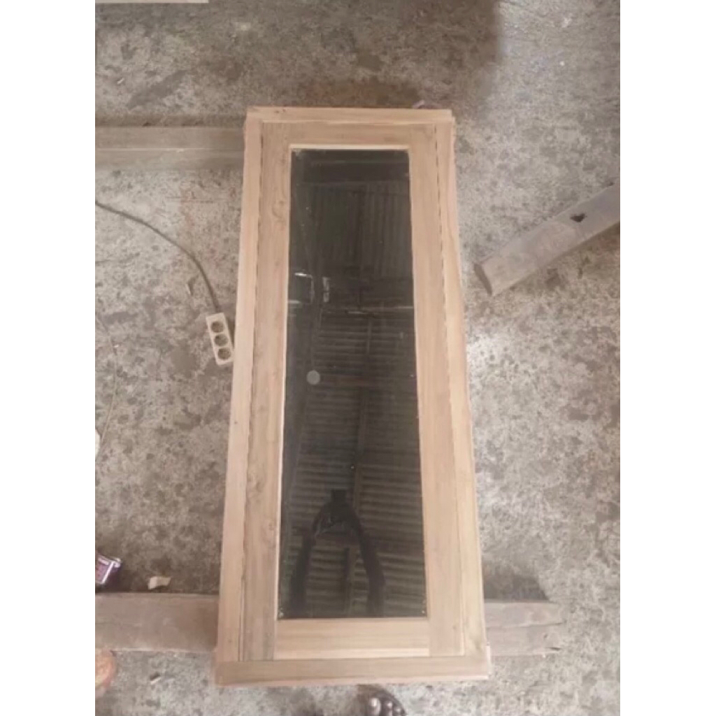 kusen jendela kayu jati + daun jendela