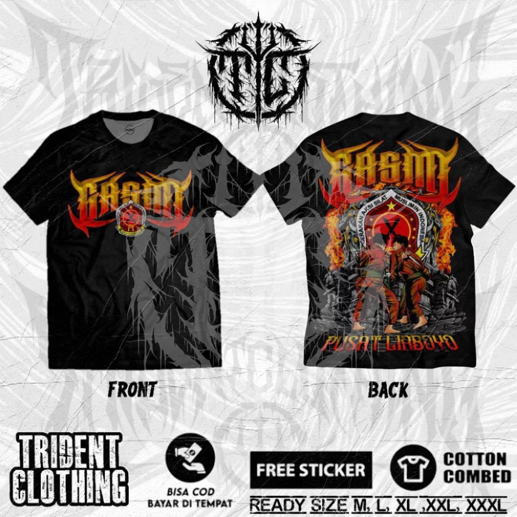 KAOS GASMI TERBARU A2 FULL PUNGGUNG SANGAR