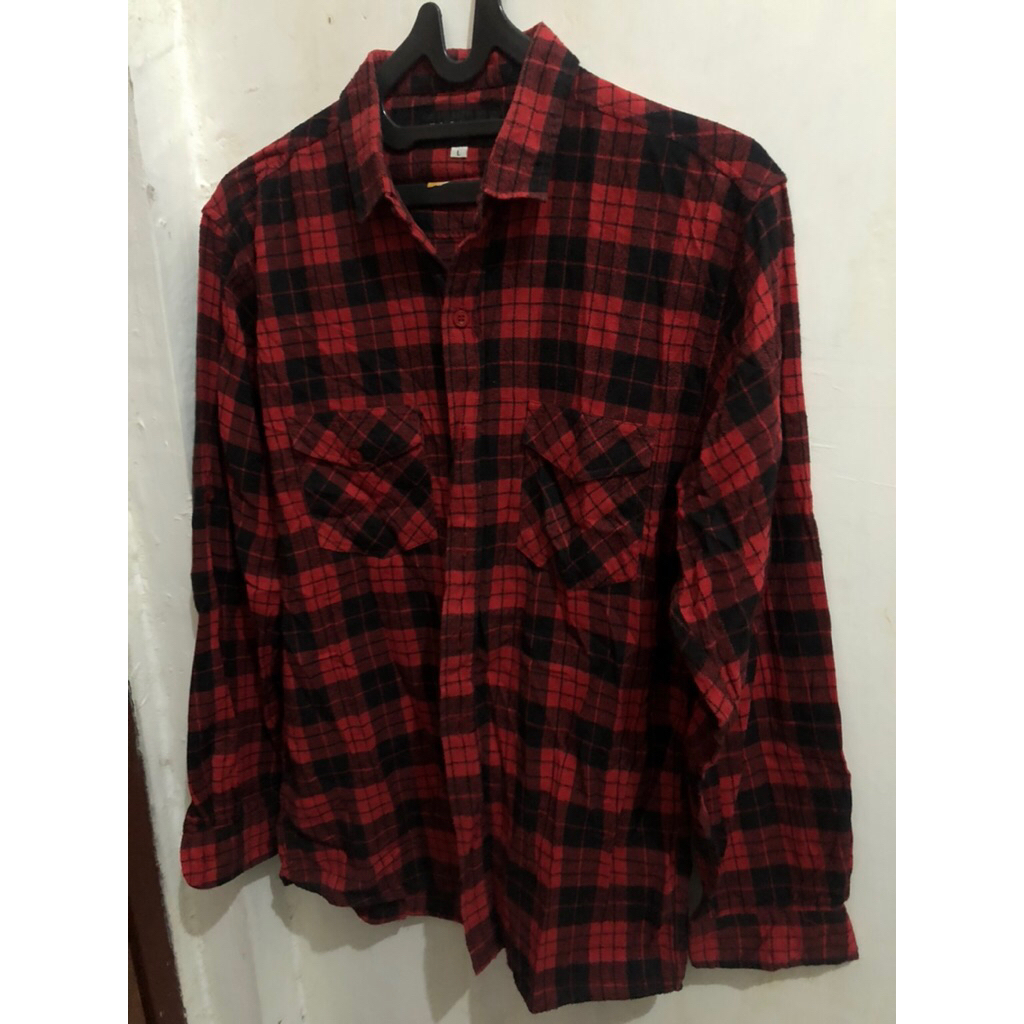 Kemeja kotak kotak Polo ralph house