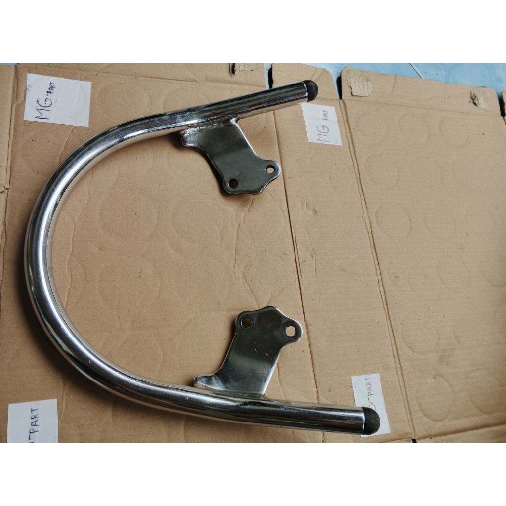 behel original Scoopy karbu pegangan jok belakang Honda Scoopy 2009- 2020 behel Scoopy karbu behel o
