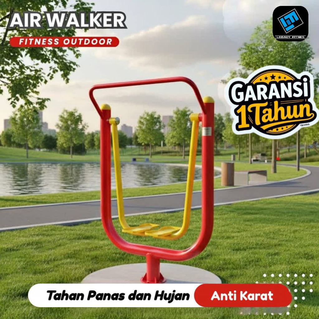 Air walker machine fitness outdoor alat fitnes total fitnes