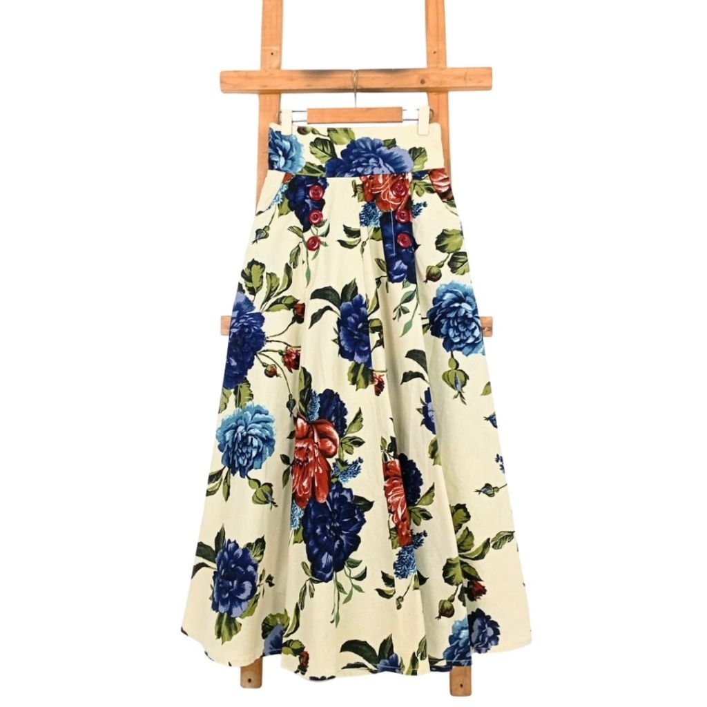 Terlaris Rok Wanita Rok Bunga RoK Katun Rok Muslim Rok Panjang Casual