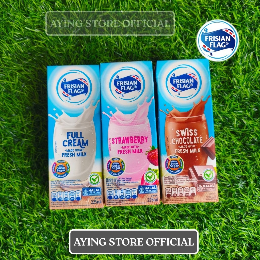 Susu UHT Frisian Flag (KARTON)  Ukuran 250 ML GROSIR