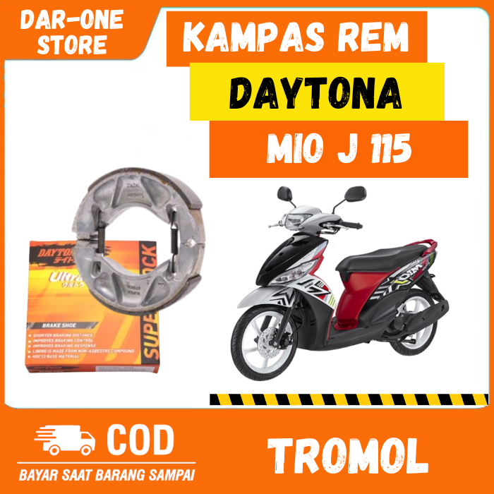 KAMPAS REM BELAKANG TROMOL MIO J 115 ORIGINAL DAYTONA 5061
