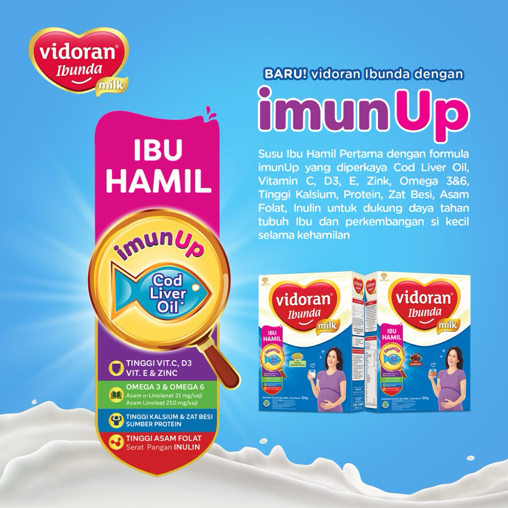 Vidoran Ibunda susu ibu hamil 350gram