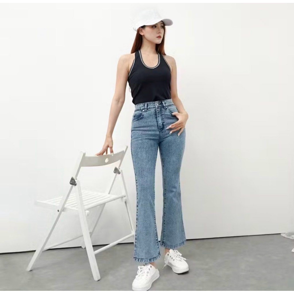 BCK - Celana Jeans Snow Blue