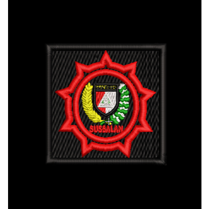 BORDIR BANSER SUSBALAN TIMBUL 3D
