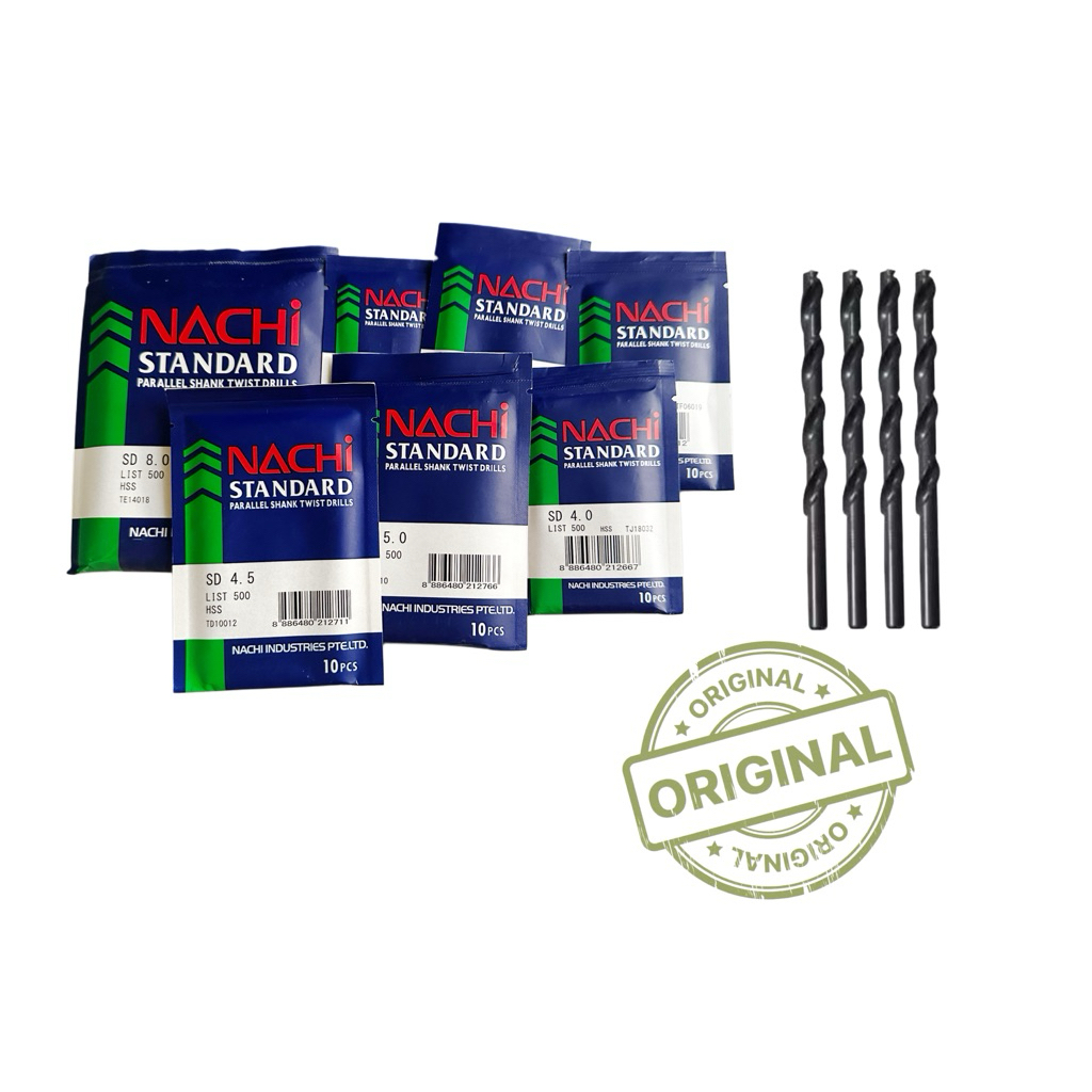 Mata bor 5 mm NACHI mata bor besi hss 5mm mata bor nachi
