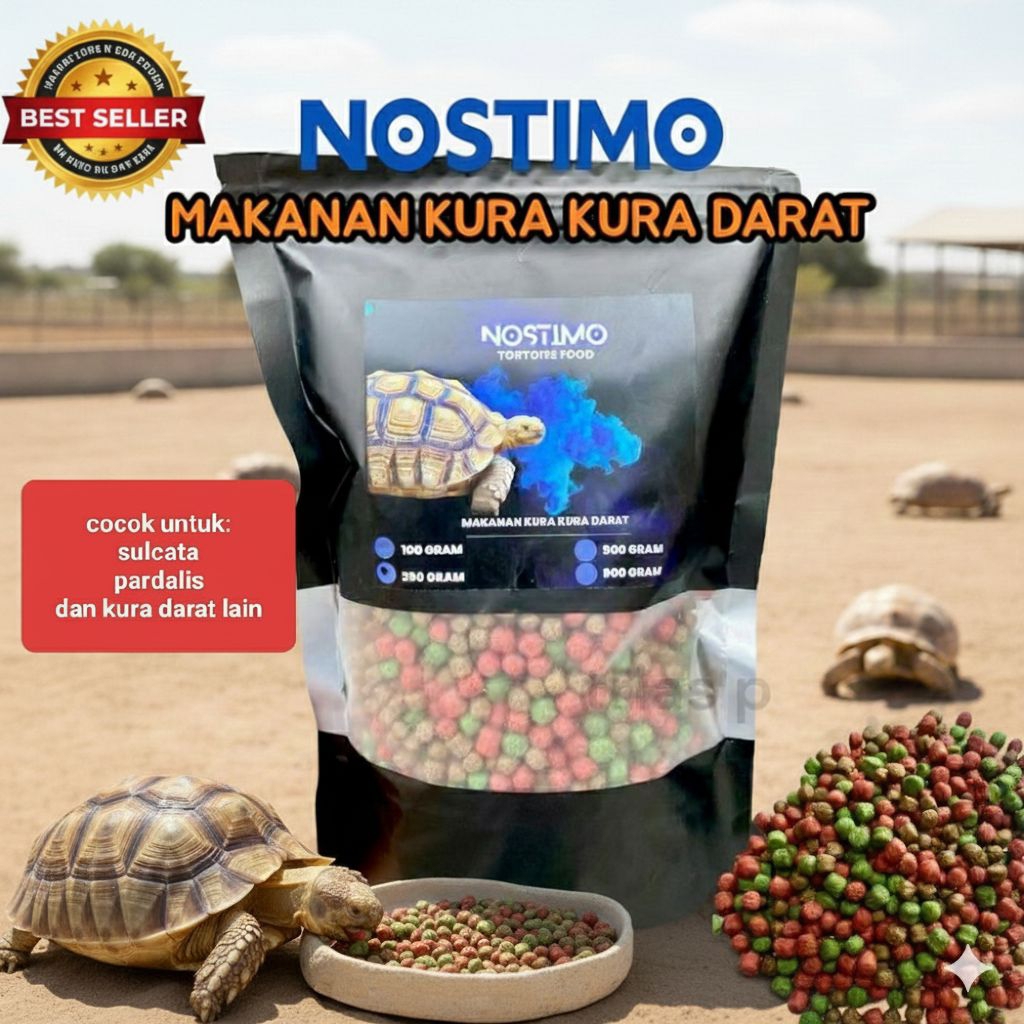 Makanan kura kura darat sulcata pardalis aldabra - Pelet sulcata