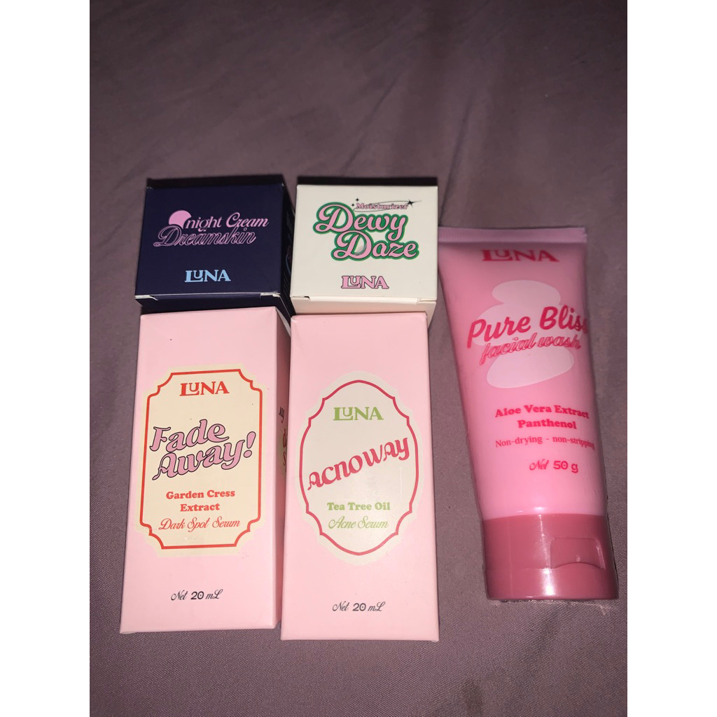 luna x kelly skincare