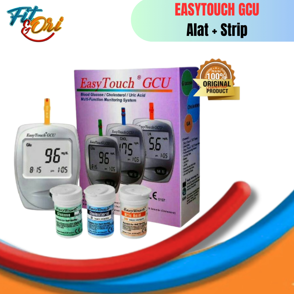 Easy Touch GCU Easytouch Alat cek gula darah, kolesterol, asam urat