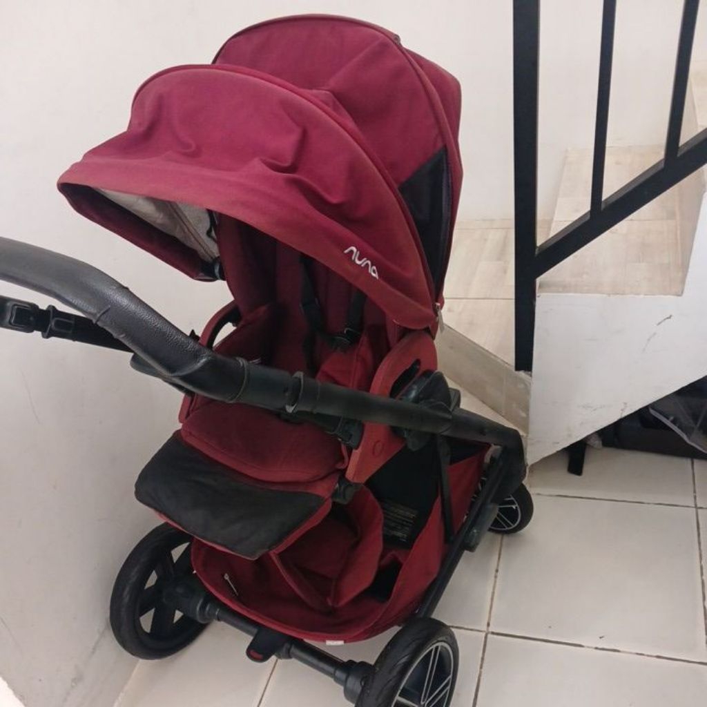 stroller nuna mix berry 2