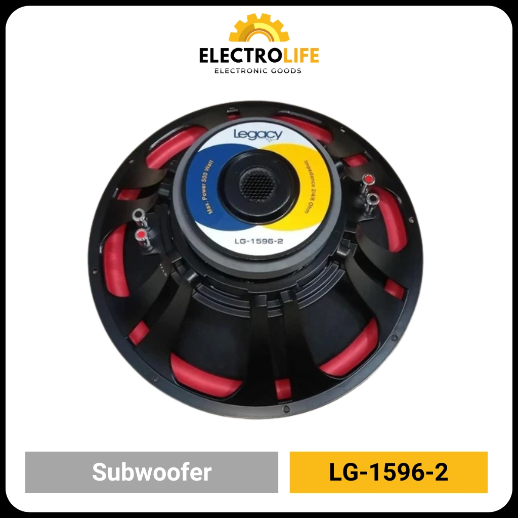 Legacy LG-1596-2 Speaker Subwoofer 15 inch