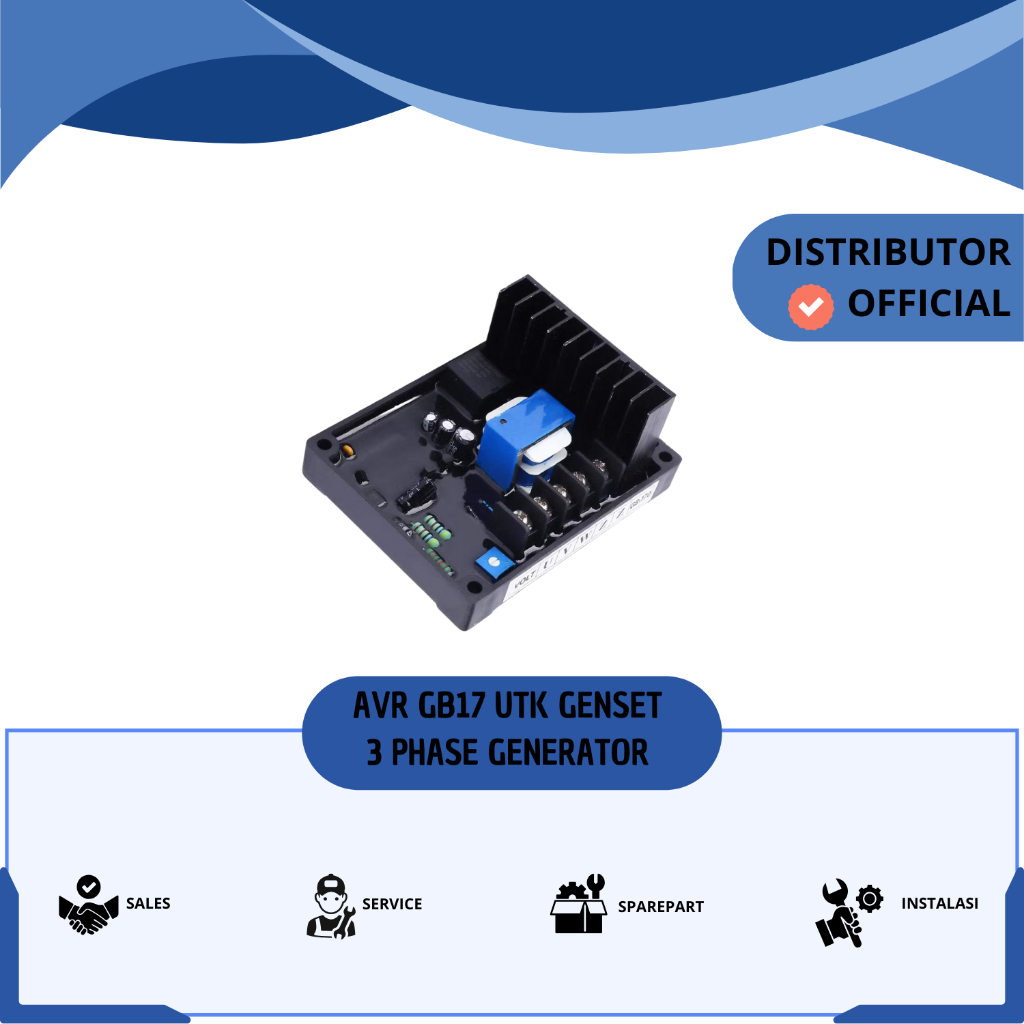 AVR GB17 UTK GENSET 3 PHASE GENERATOR DINAMO BROSTEL ARANG DONGFENG