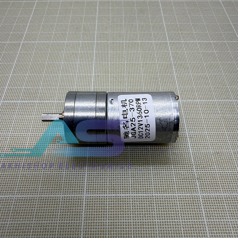 High Speed Motor DC 25GA370 12V 1360RPM