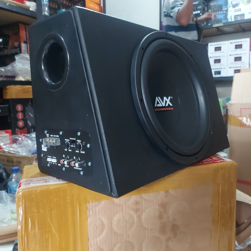 subwoofer aktif 12inc avx cyber ac-1268 dobel coil untuk mobil futura/ts-120 lama