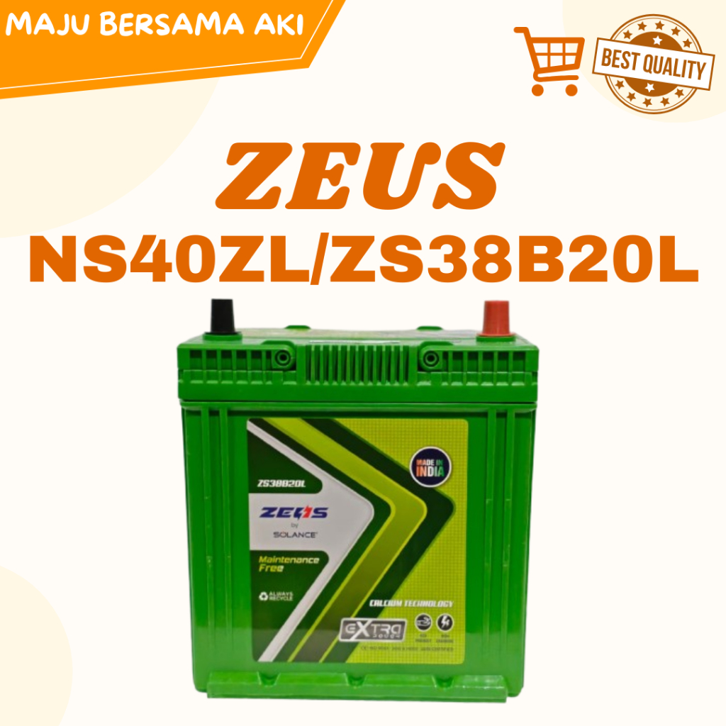 Aki GS Mobil KIA Visto / Picanto ZEUS NS40ZL (ZS38B20L) Aki kering