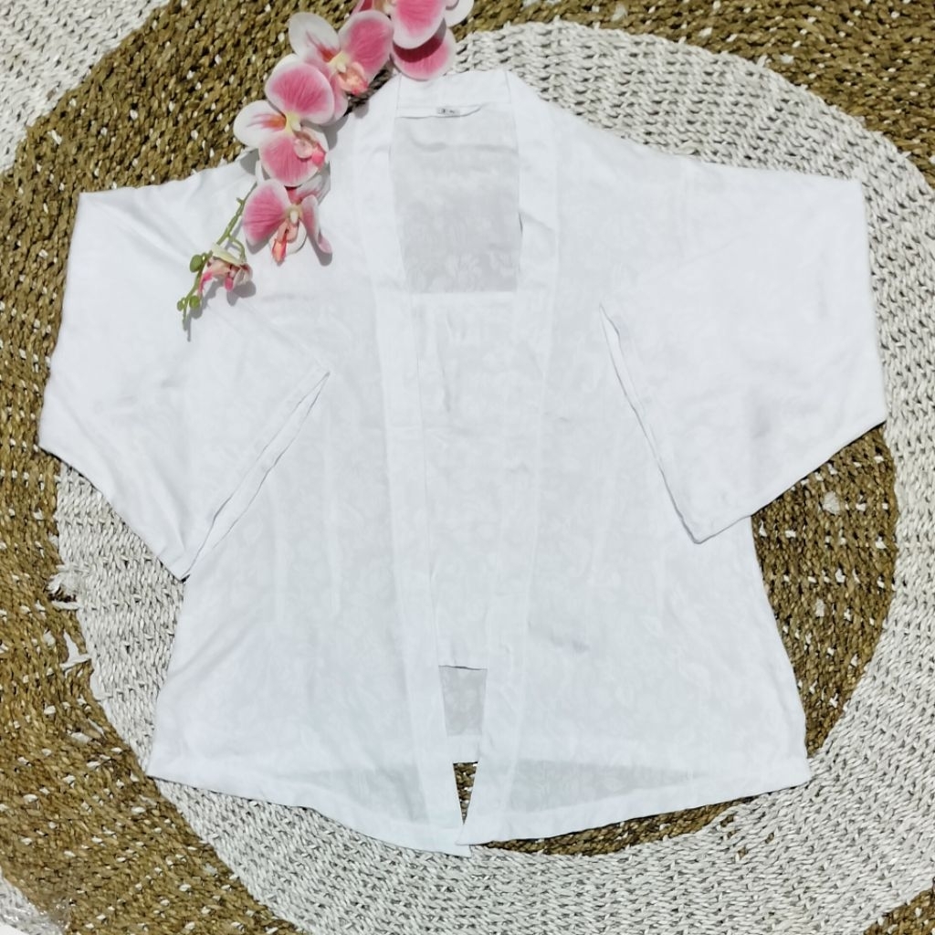 Kebaya Jadi Viscos Jumbo Tangan Lonceng/Kebaya Viscos Motif Bunga/Kebaya Jumbo/Kebaya