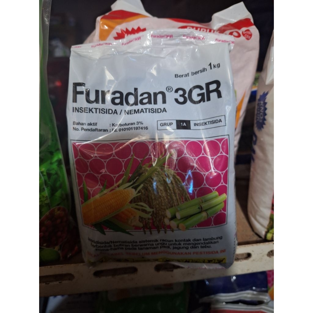 INSEKTISIDA FURADAN 3GR Kemasan 2kg dan 1kg dijamin asli ory