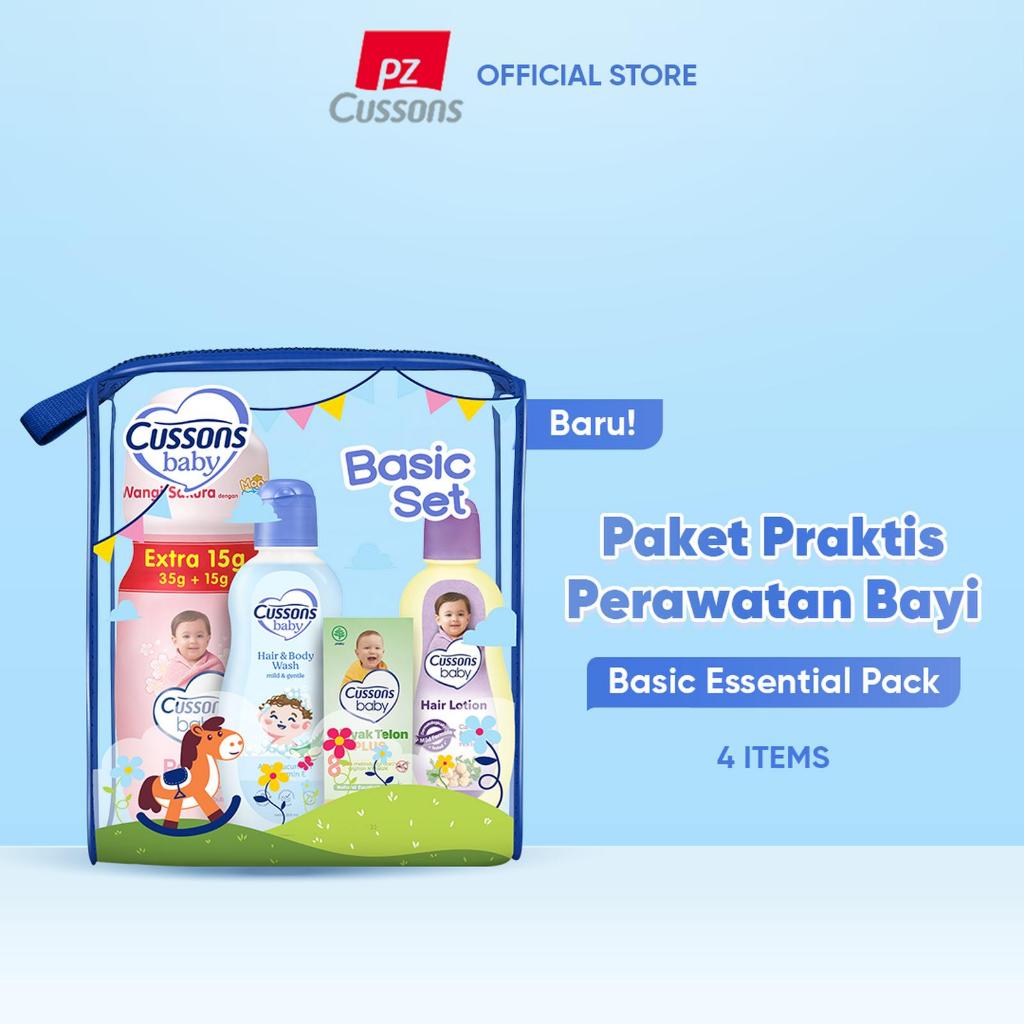 Cussons Baby Basic Essential Pack - Paket Sabun Bayi Cussons Basic Pack- Cussons Baby Standar