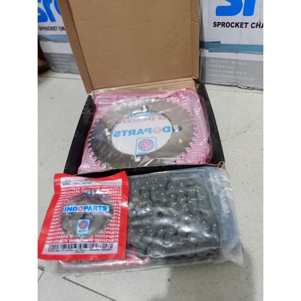 KLX 250L 2014 GIR SET / K1447-2830S-KLL / PAKET SET + RANTAI INDOPARTS