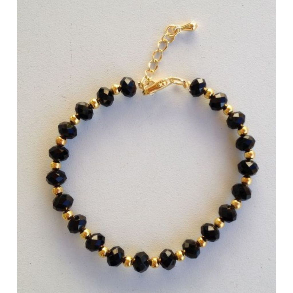 Gelang Black Pearl Luxe Gold