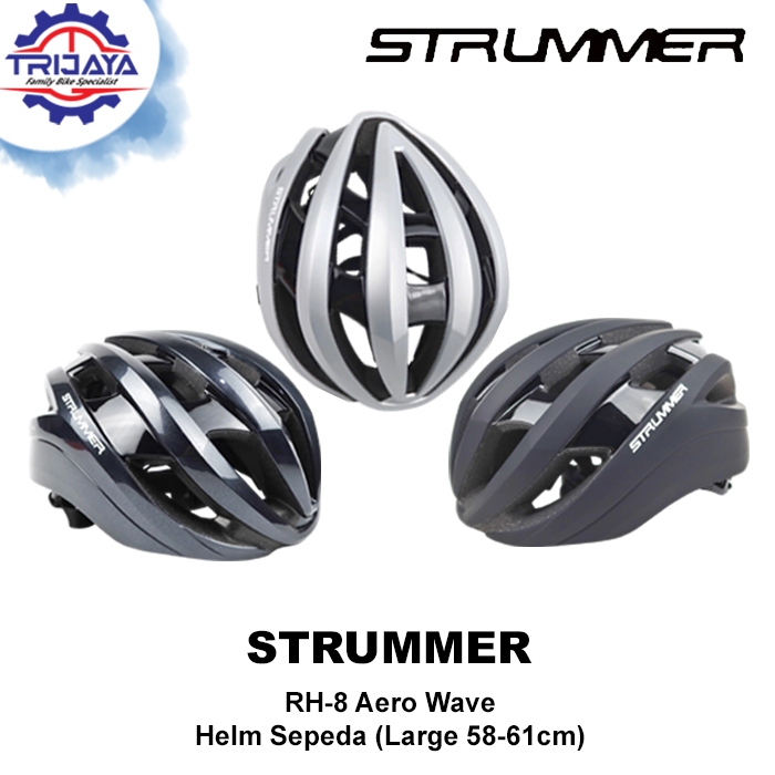 Strummer RH-8 Aero Wave Helmet | Helm Dewasa Large 58-61 cm