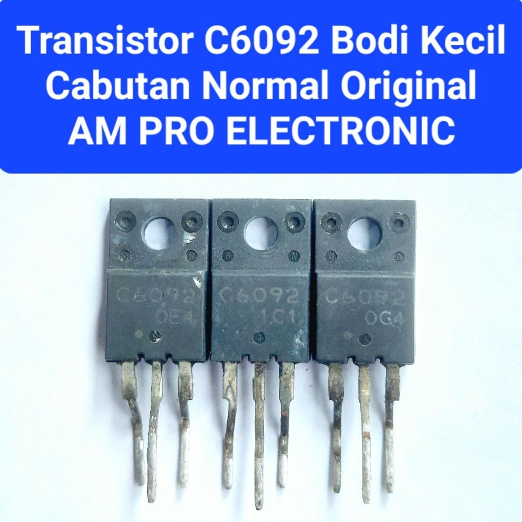 C6092 ORIGINAL CABUTAN TR C6092 BODI KECIL TRANSISTOR C 6092