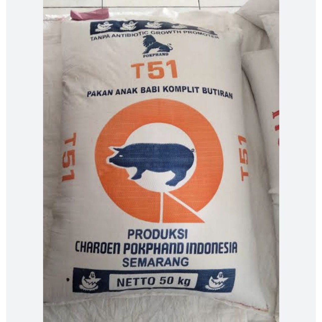 Pur babi pakan anakan crumble T51
