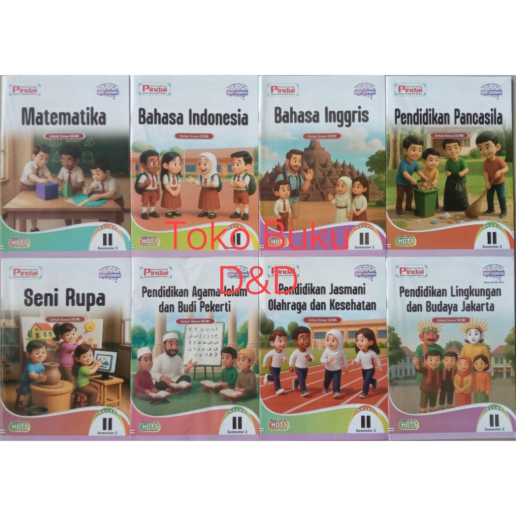 LKS Pindai SD MI kelas 2 semester 2 CV Arya duta