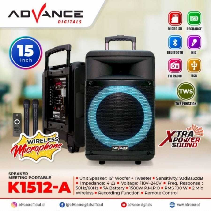 speaker advance k1512a k 1512a meeting 15" inch