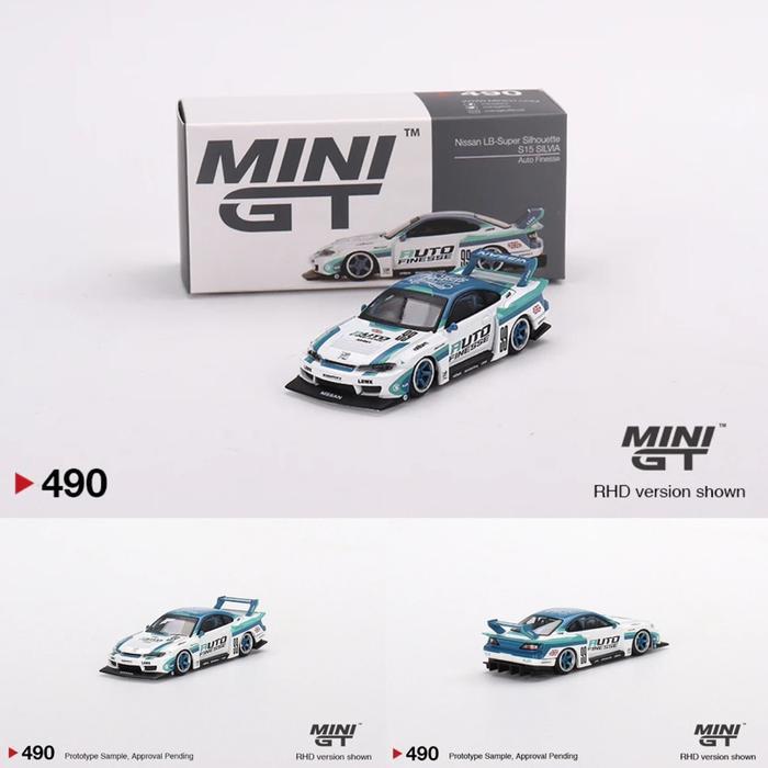 Mini GT 490 LB Super Silhouette Nissan Silvia S15 Auto Finesse