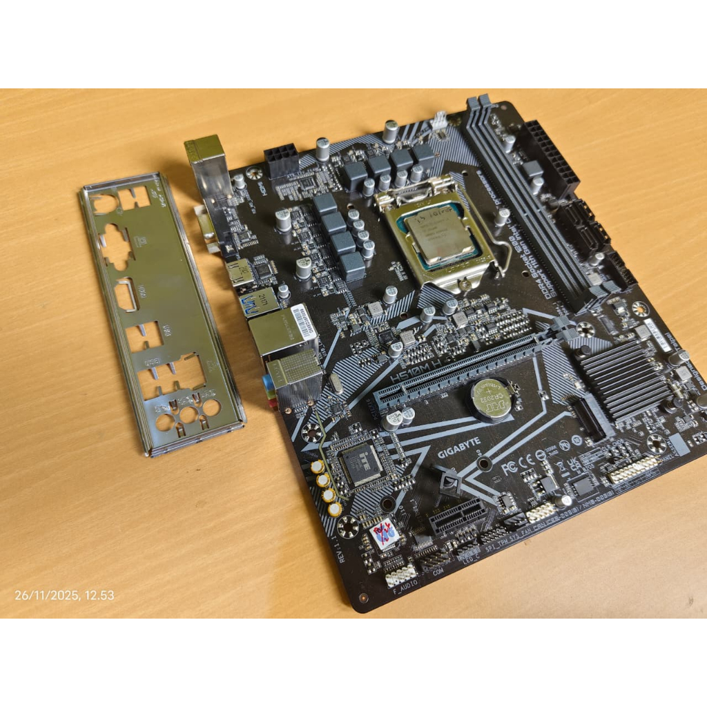 Paket Motherboard H510 processor intel core i3 10100F LGA 1200