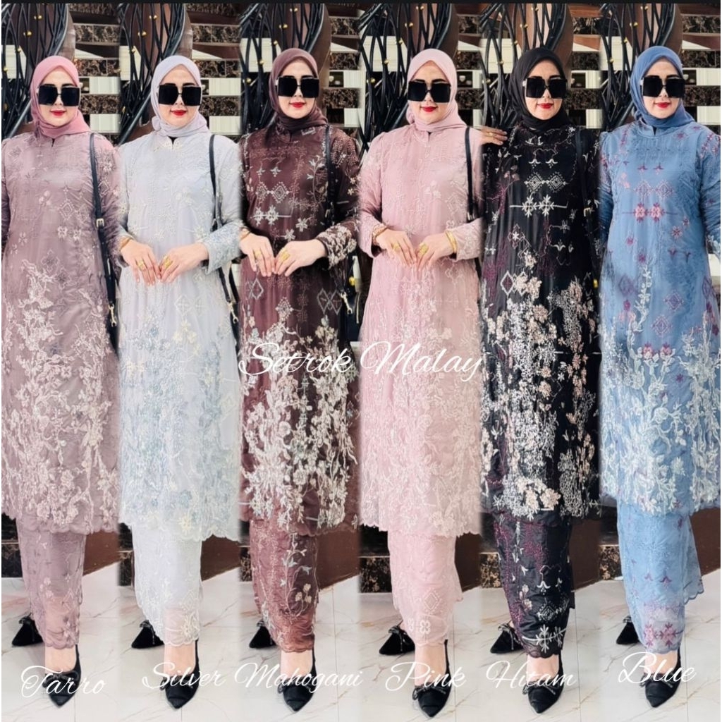 Zifa Fashion || Cod || Melayu Dress Vol 3 By Asopuroh || Setelan Rok 3in1 Siap Kirim || Gamis Lebara