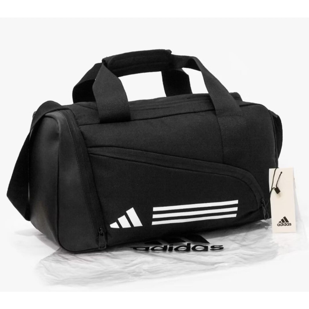 DUFFLE BAGS ADIDAS BASIC MODEL ORIGINAL BLACK / TAS GYM ADIDAS PRIA WANITA / TAS ADIDAS TRAVEL BAGS