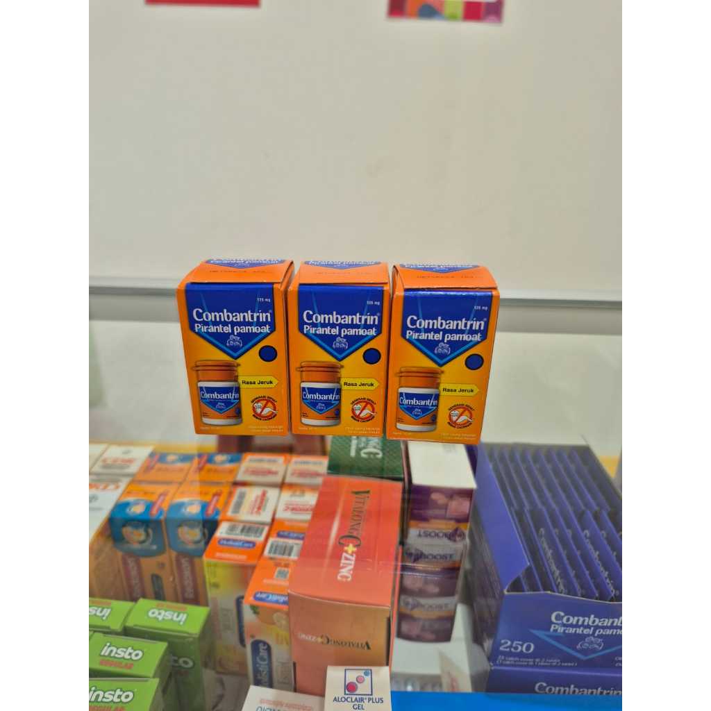 COMBANTRIN SIRUP RASA JERUK OBAT CACING ANAK DAN DEWASA PIRANTEL PAMOAT