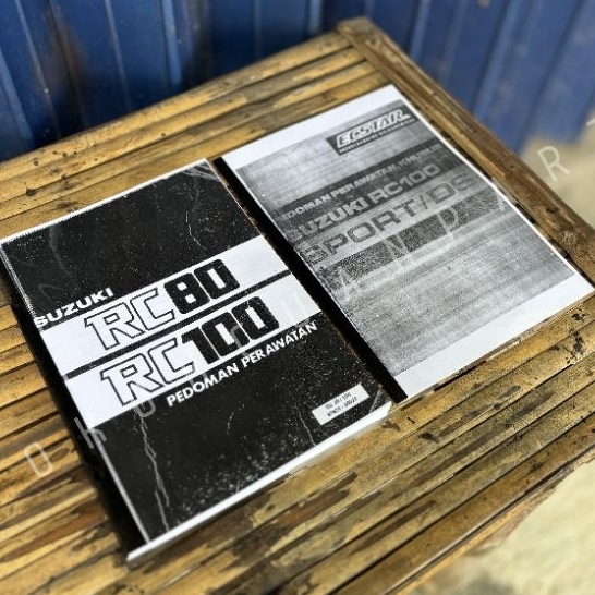 Buku manual service Suzuki RC100 RC 100 SPRINTER