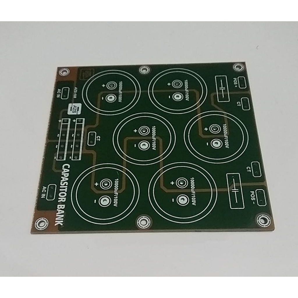 PCB PSU 6 Elco Class AB Dan B OCL & BTL Power amplifier AZS 108
