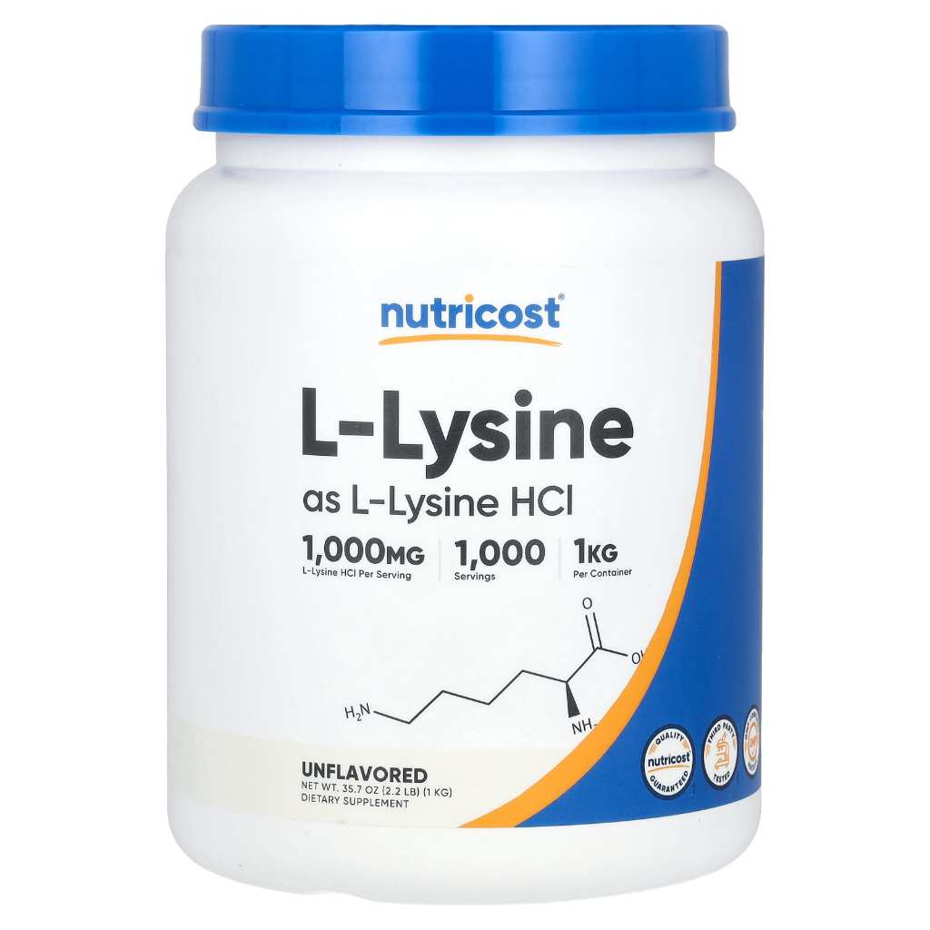 Nutricost L-Lysine 1 kg Unflavored