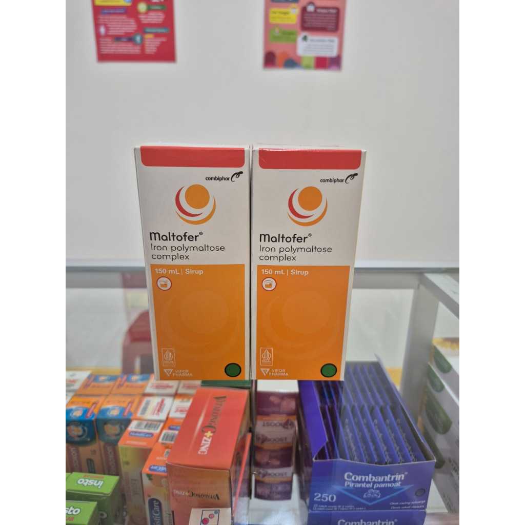 MALTOFER SIRUP ZAT BESI PENAMBAH DARAH ANAK SUPLEMEN BESI 150 ML SIRUP