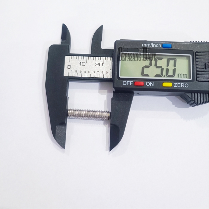 M6 x 25 Baut L Tanam L Set Stainless 304 M6x25