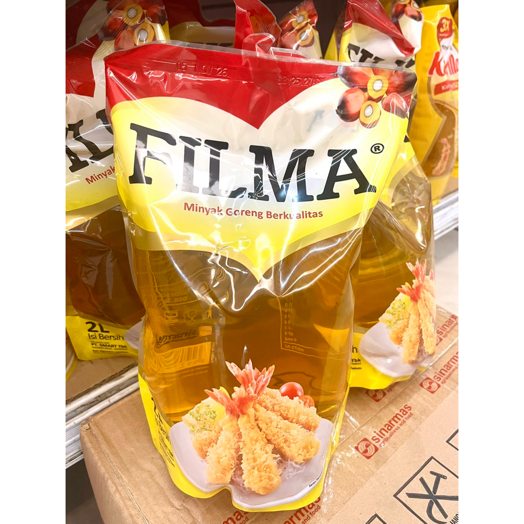 Jual Minyak Goreng Filma 2L 1 karton/Minyak Goreng Filma/Filma reffil 2L/Minyak Filma Pouch 2L