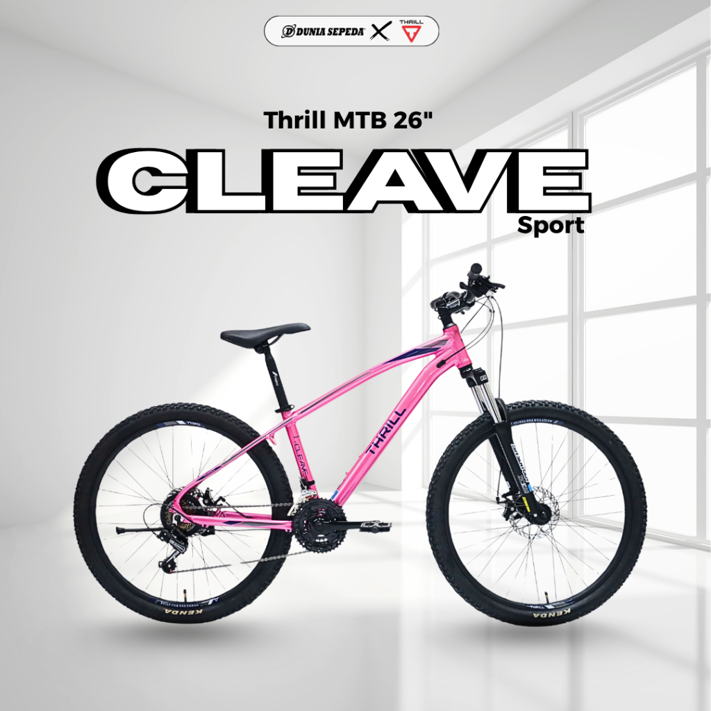 SEPEDA GUNUNG MTB 26 THRILL CLEAVE SPORT PINK