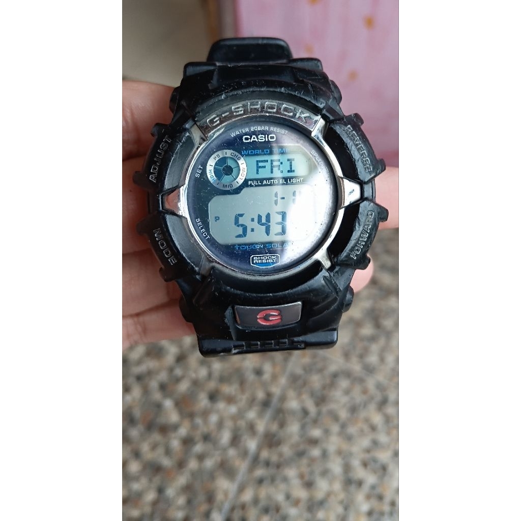 Casio G-Shock G-2310R Tough Solar Second/Bekas/Preloved