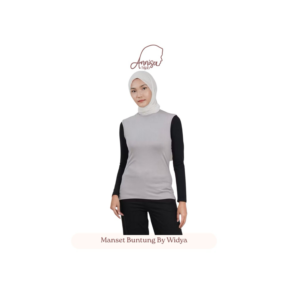 [Grosir/5Pcs]-Annisa Hijab Manset Baju Buntung Kenzi Kaos Rayon Preminum Widya