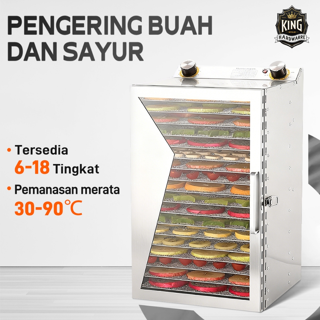 Food Dehydrator 6/8/12 Trays Pengering Makanan / Food Dehydrator Mesin Pengering Makanan Mesin Penge