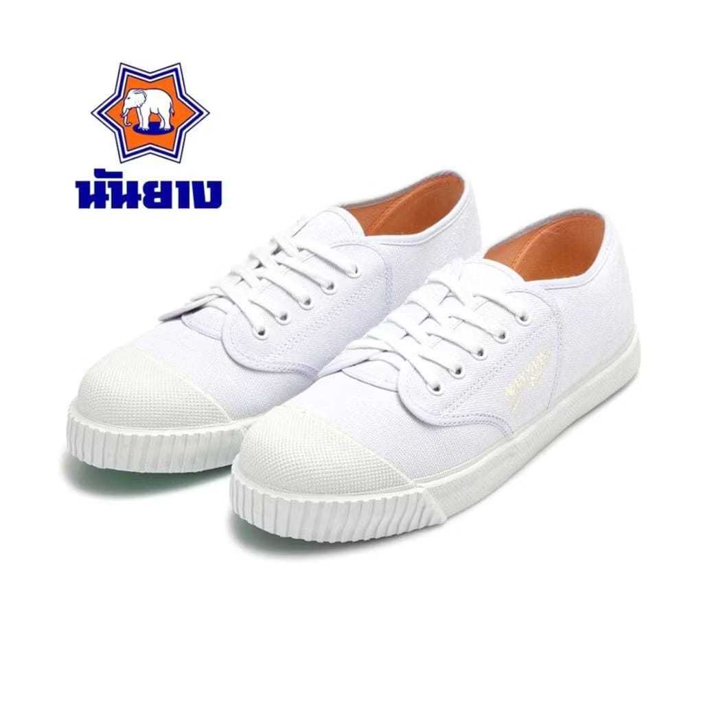 (COD) Sepatu Takraw Nanyang Original Thailand Warna Putih