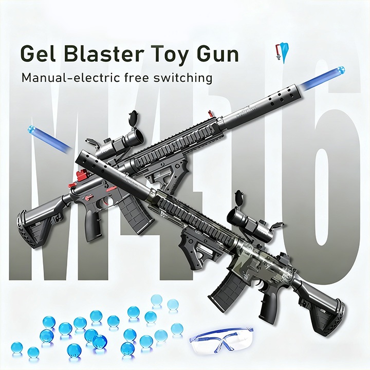 Mainan Anak M416 Water Gel Blaster Gun Aman