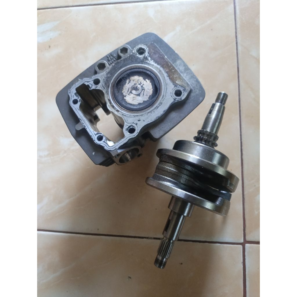 Blok set Kruk  as CRF150L standar original / As kruk set blok Std CRF150 original / Blok Std set pis