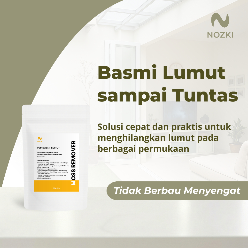 Nozki Obat Pembasmi Lumut 100 Gr Efektif Aman Praktis